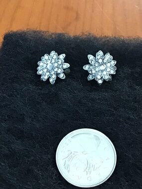 Lovely Little Snowflake Crystal Studs